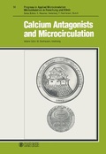 Cover: Progress in Applied Microcirculation / Calcium Antagonists and Microcirculation - Karger, S