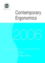 Cover: Contemporary Ergonomics 2006 - Taylor & Francis