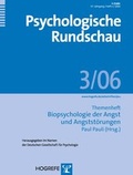 Cover: Biopsychologie der Angst und Angstst&ouml;rungen - Hogrefe