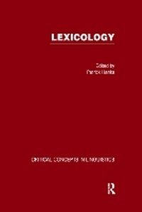 Abbildung von: Lexicology:Crit Con Linguis V6 - Routledge