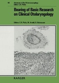 Cover: Advances in Oto-Rhino-Laryngology. Siehe auch: Bibliotheca Oto-Rhino-Laryngologica / Bearing of Basic Research on Clinical Otolaryngology - Karger, S
