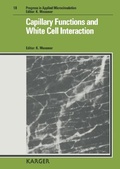 Cover: Progress in Applied Microcirculation / Capillary Functions and White Cell Interaction - Karger, S