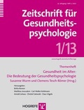 Cover: Gesundheit im Alter: Die Bedeutung der Gesundheitspsychologie - Hogrefe