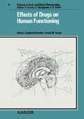 Cover: Progress in Basic and Clinical Pharmacology / Effects of Drugs on Human Functioning - Karger, S