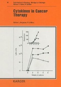 Cover: Beitr&auml;ge zur Onkologie /Contributions to Oncology / Cytokines in Cancer Therapy - Karger, S
