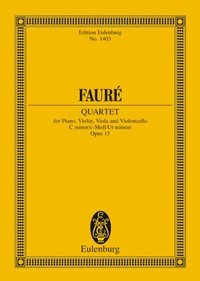 Abbildung von: Klavierquartett Nr. 1 c-Moll - Schott Music