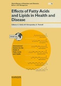 Cover: World Review of Nutrition and Dietetics / Complete Set / Effects of Fatty Acids and Lipids in Health and Disease - Karger, S