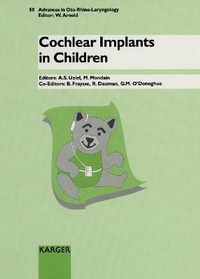 Abbildung von: Advances in Oto-Rhino-Laryngology. Siehe auch: Bibliotheca Oto-Rhino-Laryngologica / Cochlear Implants in Children - Karger, S