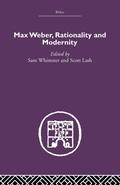 Cover: Max Weber, Rationality and Modernity - Routledge