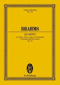 Abbildung von: Klavierquartett g-Moll - Schott Music