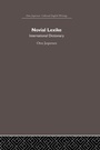 Cover: Novial Lexike - Routledge