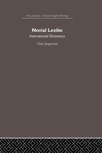 Enlarge image Cover: Novial Lexike - Routledge