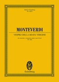 Cover: Vespro della Beata Vergine SV 206 - Schott Music