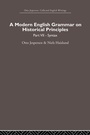 Cover: A Modern English Grammar on Historical Principles - Routledge