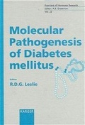 Cover: Frontiers of Hormone Research / Molecular Pathogenesis of Diabetes mellitus - Karger, S
