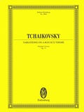 Cover: Variationen &uuml;ber ein Rokoko-Thema f&uuml;r Violoncello und Orchester - Schott Music