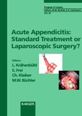 Cover: Progress in Surgery / Acute Appendicitis: Standard Treatment or Laparoscopic Surgery - Karger, S