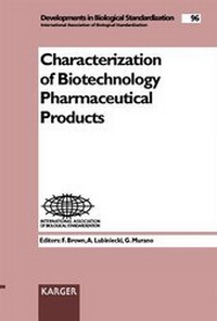 Enlarge image Cover: Developments in Biological Standardization. Siehe auch: Progress... / Characterization of Biotechnology Pharmaceutical Products - Karger, S