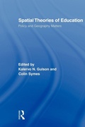 Cover: Spatial Theories of Education - Routledge