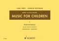 Cover: Music for Children - Schott Music Ltd