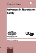 Cover: Developments in Biologicals / Advances in Transfusion Safety - Karger, S