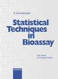 Cover: Statistical Techniques in Bioassay - Karger, S