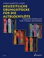 Cover: Neuzeitliche Übungsstücke für die Altblockflöte - Schott Music