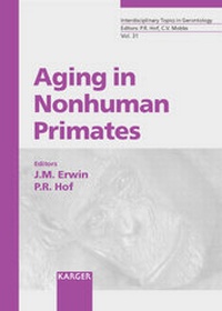 Enlarge image Cover: Aging in Nonhuman Primates - Karger, S