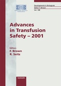 Cover: Developments in Biologicals / Advances in Transfusion Safety - 2001 - Karger, S