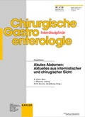 Cover: Akutes Abdomen: Aktuelles aus internistischer und chirurgischer Sicht - Karger, S