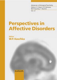 Enlarge image Cover: Perspectives in Affective Disorders - Karger, S