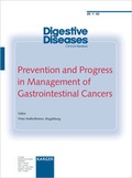 Cover: Prevention and Progress in Management of Gastrointestinal Cancers - S Karger AG