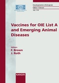 Cover: Developments in Biologicals / Vaccines for OIE List A and Emerging Animal Diseases - Karger, S