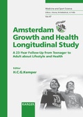 Cover: Medicine and Sport Science / Amsterdam Growth and Health Longitudinal Study (AGAHLS) - Karger, S