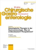 Cover: Onkologische Therapie in der Gastroenterologie - Karger, S