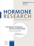 Cover: Innovations in GH Therapy: The Power of Observation - Karger, S