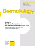Cover: RALGA - The First Association of Retinaldehyde and Glycolic Acid - Karger, S