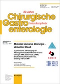 Cover: Minimal invasive Chirurgie - aktueller Stand - Karger, S