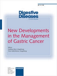 Enlarge image Cover: New Developments in the Management of Gastric Cancer - Karger, S