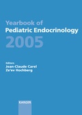 Cover: Yearbook of Pediatric Endocrinology 2005 - Karger, S