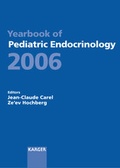 Cover: Yearbook of Pediatric Endocrinology 2006 - Karger, S