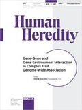 Cover: Gene-Gene and Gene-Environment Interaction in Complex Trait Genome Wide Association - Karger, S