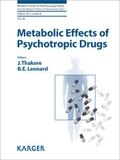 Cover: Metabolic Effects of Psychotropic Drugs - S. Karger