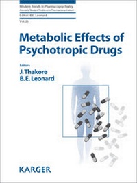 Enlarge image Cover: Metabolic Effects of Psychotropic Drugs - S. Karger
