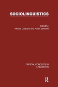 Cover: Sociolinguistics - Routledge