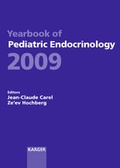 Cover: Yearbook of Pediatric Endocrinology 2009 - S. Karger