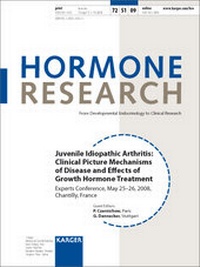 Abbildung von: Juvenile Idiopathic Arthritis: Clinical Picture, Mechanisms of Disease and Effects of Growth Hormone Treatment - S. Karger