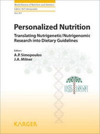 Enlarge image Cover: Personalized Nutrition - S. Karger