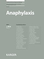 Cover: Anaphylaxis - S. Karger