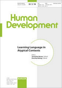 Abbildung von: Learning Language in Atypical Contexts - S. Karger